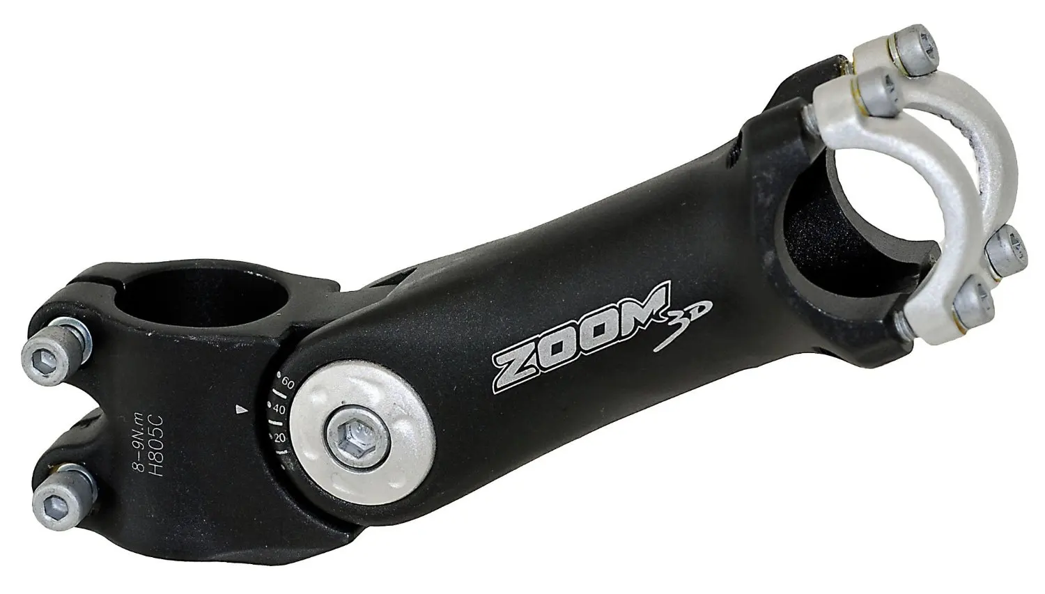Black Messingschlager messingschlager 31.8 x 85 mm Alloy 40-140 Degree Adjustable 1.1//8 Ahead Bike Stem