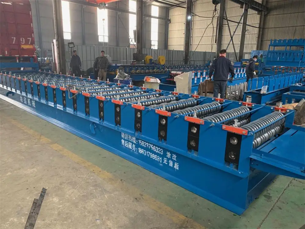 Construction Engineering Machinery Steel Wall And Roof Panel Roll Forming Machine