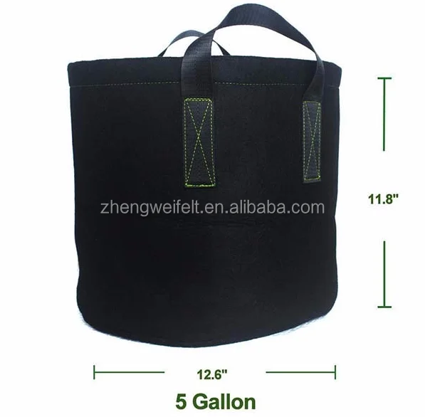 black felt planter grow bag,storage bag for garden, View garden felt