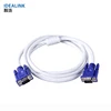 Cheap price gold plated white jacket rgb av cable 10 20 50 meters vga extension cable