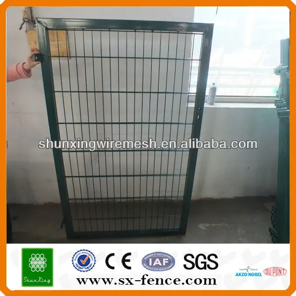 Professional Factory Supply Single Wire Mesh Fence Gate Door / Double