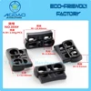 Double Hole Plastic Cord Lock Cylinder Cord Lock Spring Toggle Stoppers