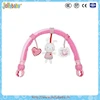 Jolllybaby Pink Crib Arch Toy With Hanging Soft Animals Toys