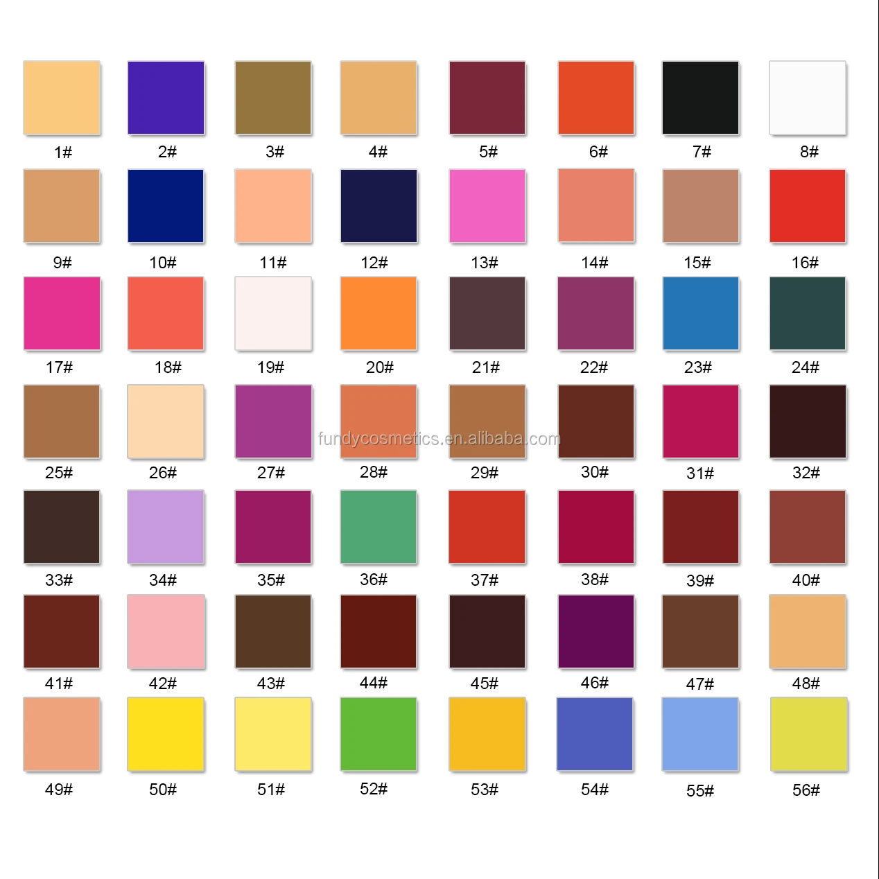 Hot sales 159 colors 22mm square single eyeshadow private label single pan eyeshadow