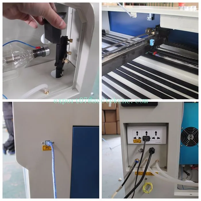 Reci laser tube cnc laser cutting machine 1610/ wood co2 laser cutting machine/ laser engraving machine