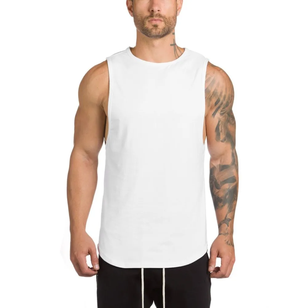 Wholesale Cheap Men Blank White Sleeveless T Shirts In Bulk - Buy High ...