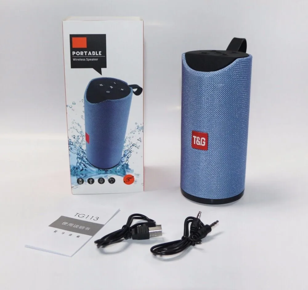 factory directly High quality Portable BT Speaker TG113 Hifi Sound BT Speaker with USB and TF Card - ANKUX.COM