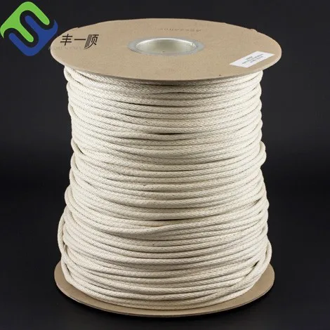 China Made 16 Strand 100% Cotton Solid Braided Rope In Factory Price