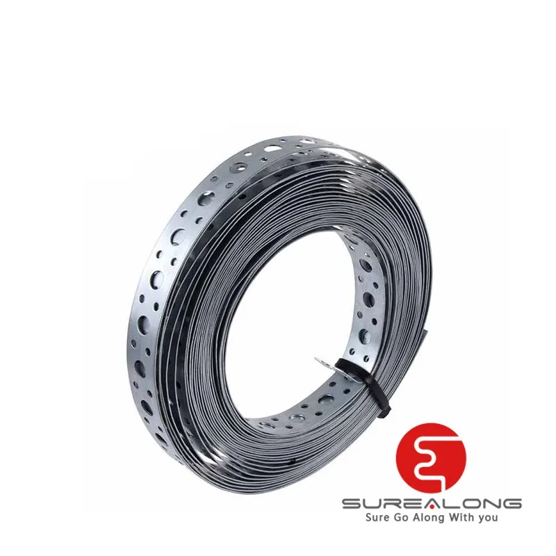 Surealong Heavy Duty Builders Band Stainless Steel Strap Flat Punched