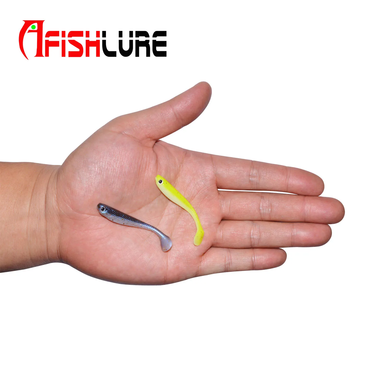 Afishlure Soft Bait Fish 55mm 1.15g Soft Fishing Lure Silicone Bass