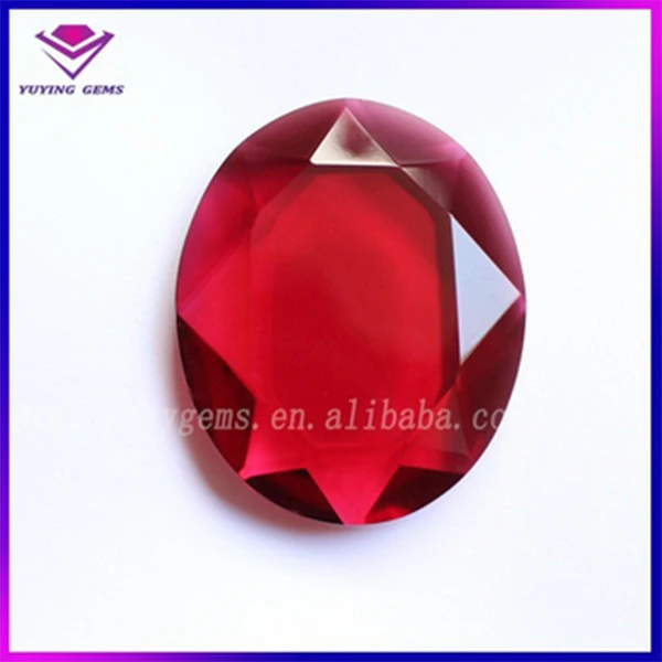 Beautiful Glass Stone 8x10mm Oval Cut Glass Stones For Jewelry Making