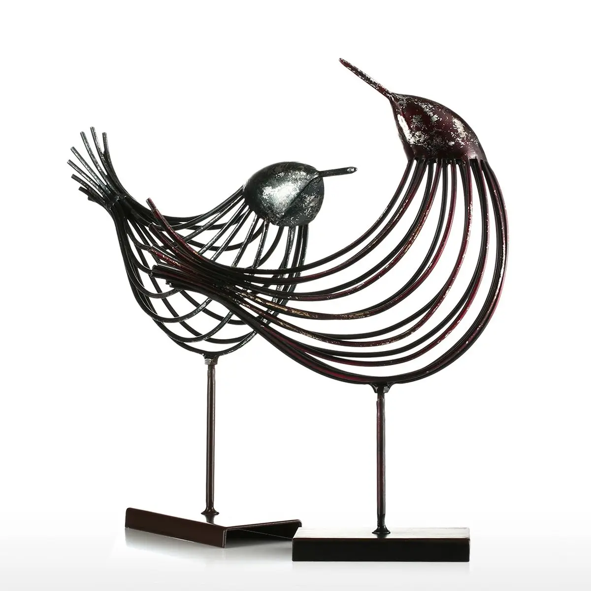 Tooarts Iron Wire Bird Metal Sculpture Wonderful Sculpture Bird Modern Artwork Favor Gift Home Decoration Decorative Decorative Decorative Home Decordecoration Home Aliexpress
