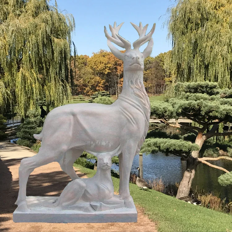 deer statue for yard