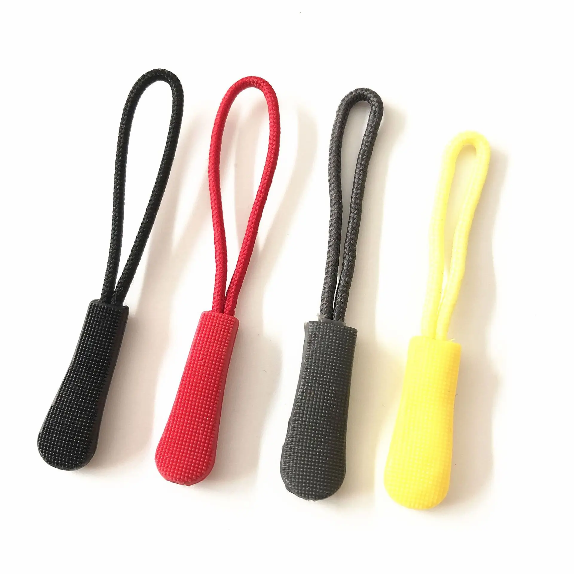 Multi-colors Cord Zipper Puller String Zipper Pull Plastic Zipper ...