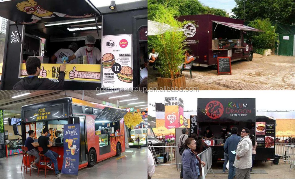 户外电动便宜价格可丽饼食品车出售从中国工厂