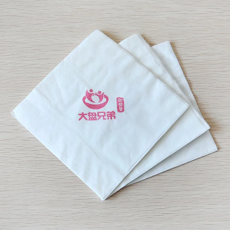Custom Logo Cheap High Quality Napkin Paper - Buy Customized Printed ...