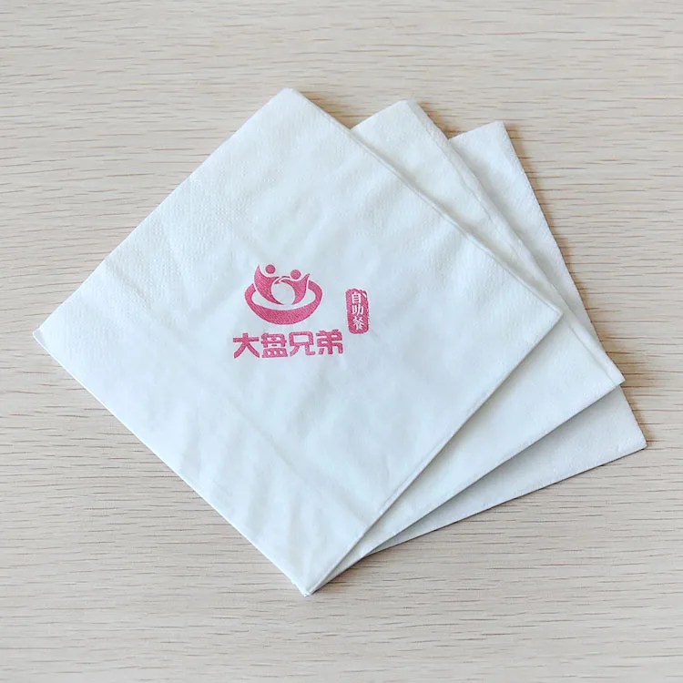 Custom Logo Cheap High Quality Napkin Paper Buy Customized Printed