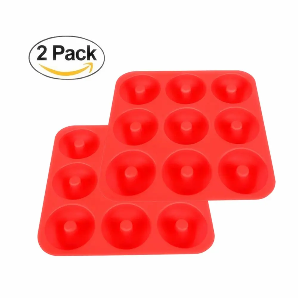 Buy 2Packs Silicone Donut Pan, Suntake 9 Holes Non Stick Silicone