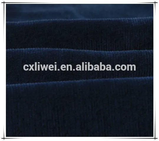 corduroy fabric wholesale stripe velvet fabric light blue crushed velvet fabric for sale