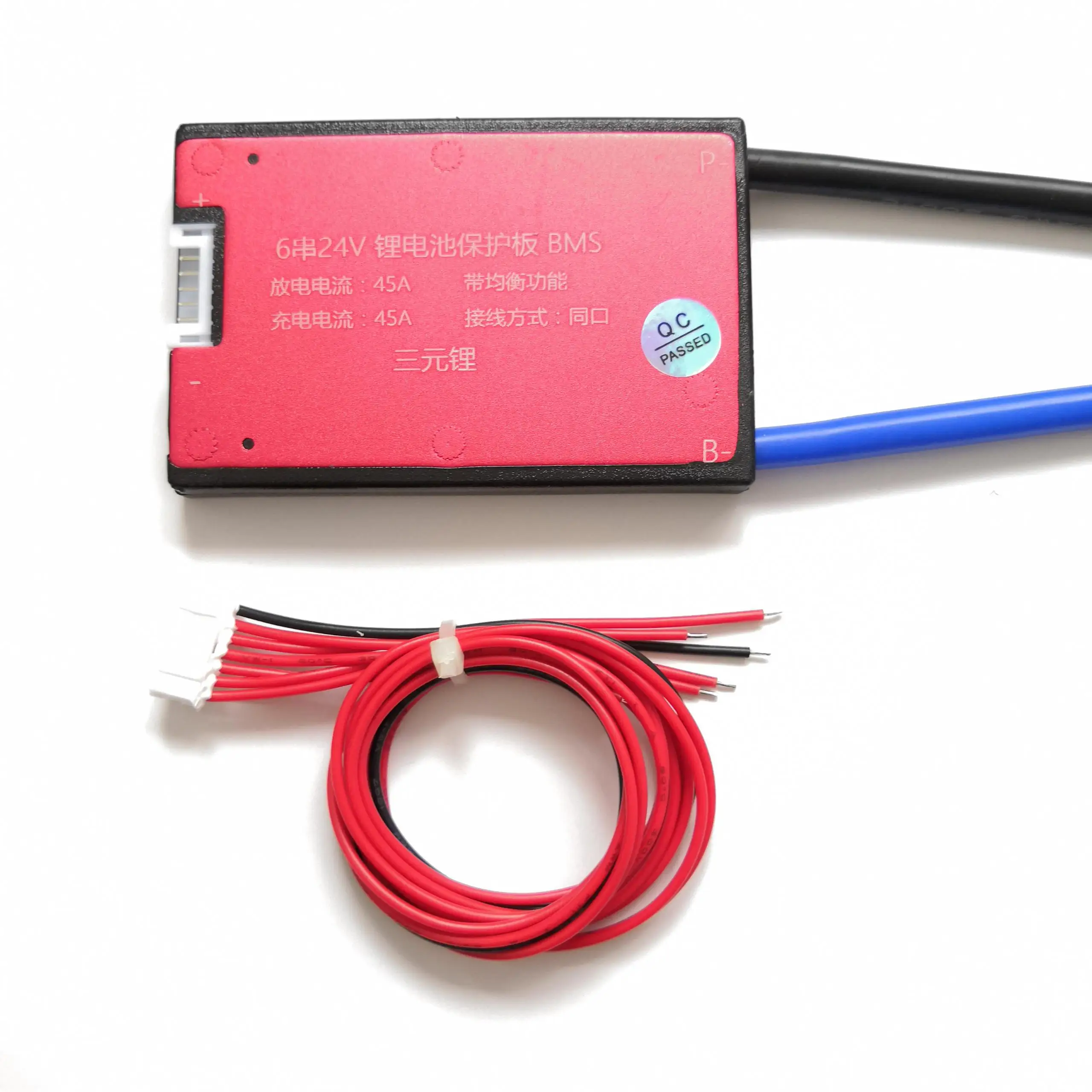 BMS 6S 45A Li ion LiPo Battery 18650 Charger Protection Board 24V Balancer