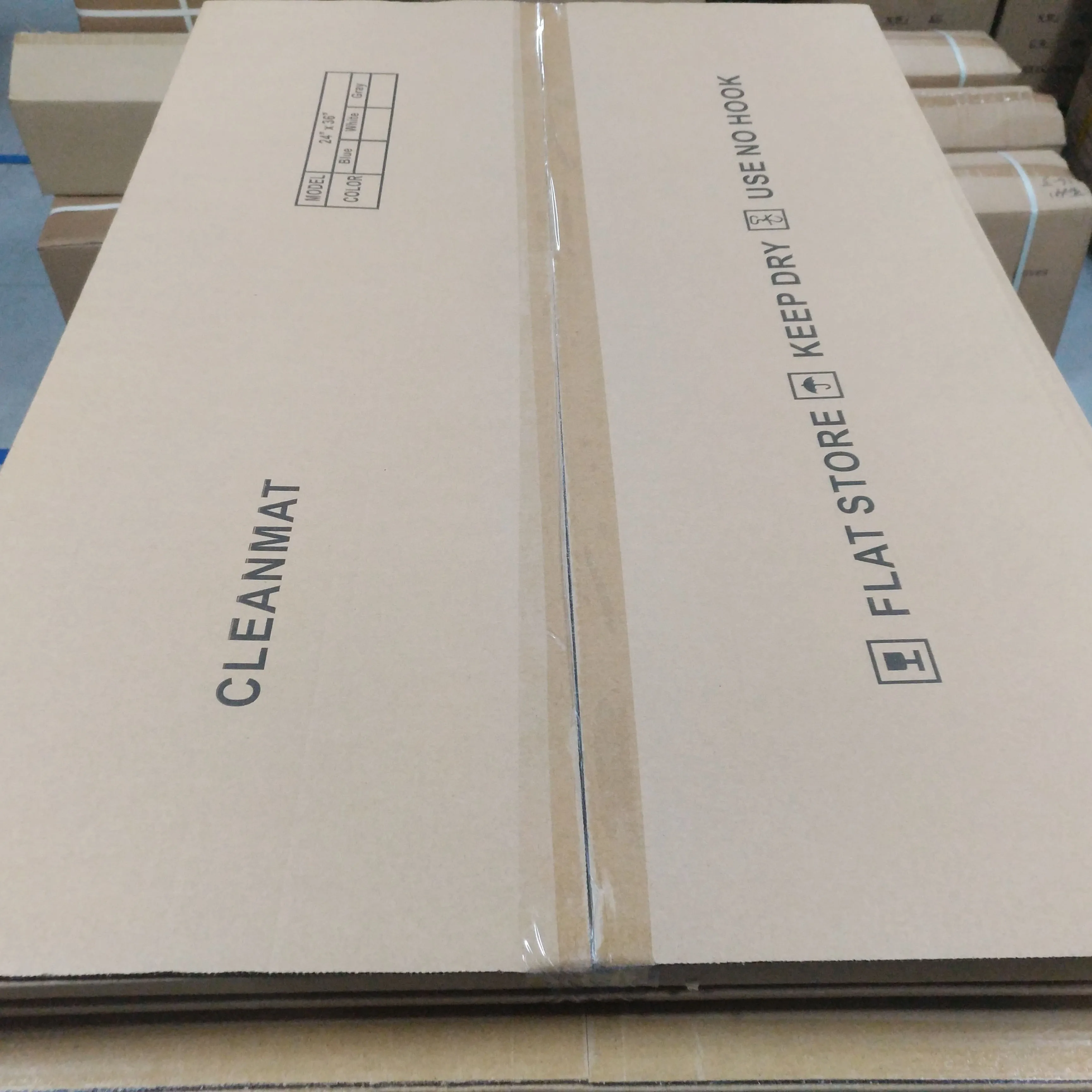 24"x36" Blue Reusable Washable Silicone Sticky Mat For Industrial Usage