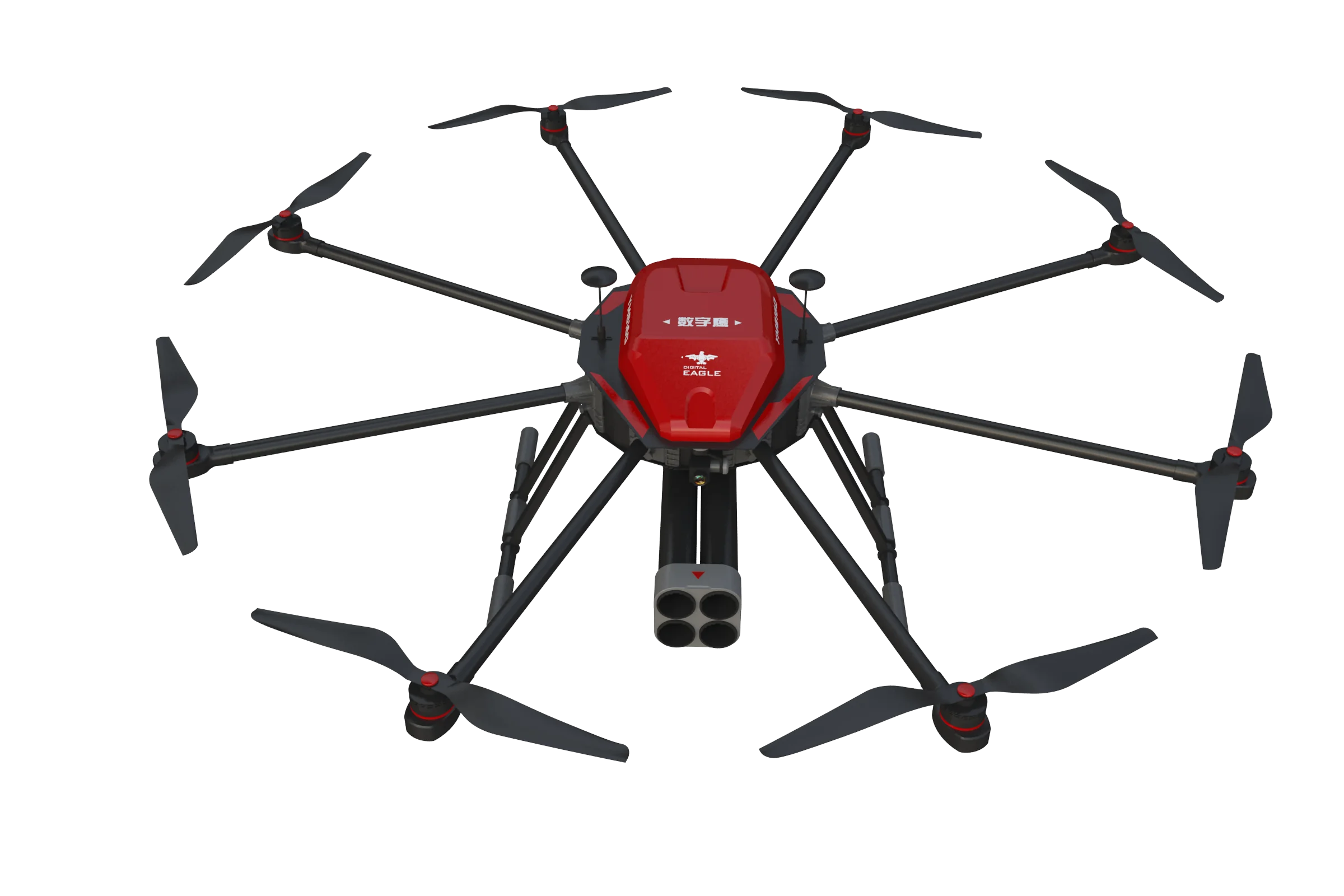 高层建筑消防灭火器灭火机器人无人机从江苏数码鹰