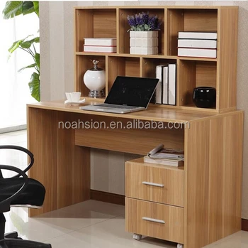 Best Price Home Furniture Mdf Computer Desk With Bookshelf Buy