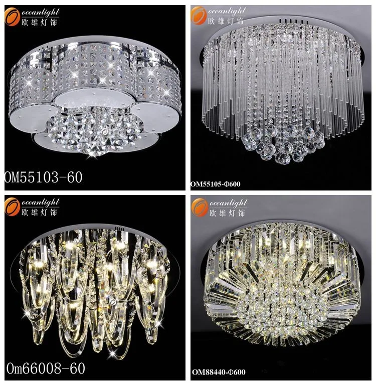 Crystal Led Ceiling Light Movable Ceiling Light Fixture Om77050