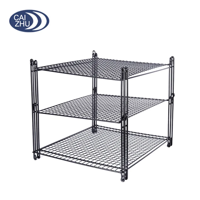 New Nifty Non Stick 3 Tier Cake Cooling Rack Bakery New Nifty Non Stick 3 Tier Cake Cooling Rack Bakery Fda