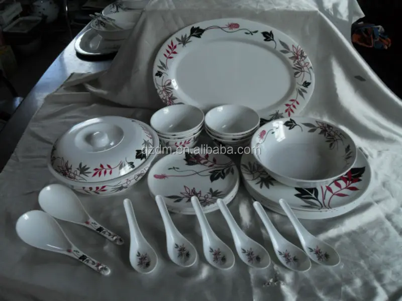 30pcs Melamine Dinnerware Set, Tableware set