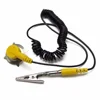 New ESD Anti-static Safety Clip Flexible Coiled Ground Cable Grounding Cord Elastic Grounding Wire