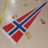 2019 flying custom triangle pennant shaped flag
