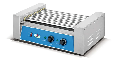 9- Roller Electric Commercial Snack Machine Hot Dog Sausage Roller Grill for Sale