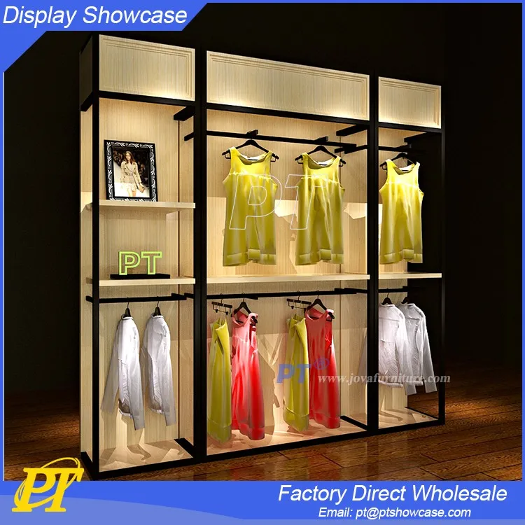 Apparel Shop Design High End Clothing Rack Display Furniture Clothes