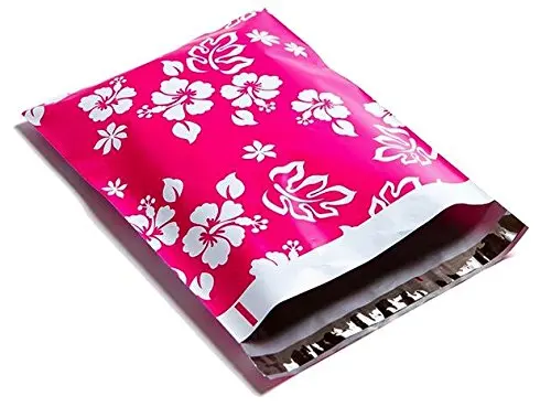 Poly Mailers Aloha Hawaiian Designer Mailers Shipping Envelopes Pink Boutique Custom Bags #SmileMail (100 10x13)