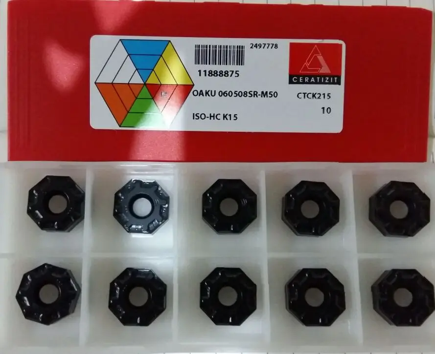 Ceratizit Cnc Machine Inserts Oaku060508srm50 Ctck215 Buy Cnc