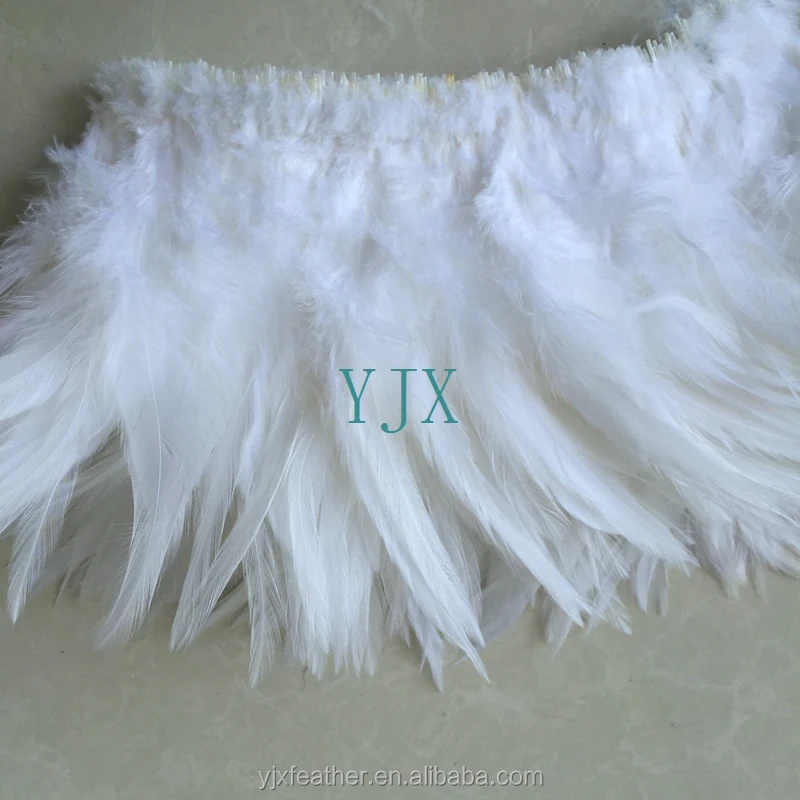 Feather Wholesale 10 15 Cm White Tailed Golden Chicken Feather