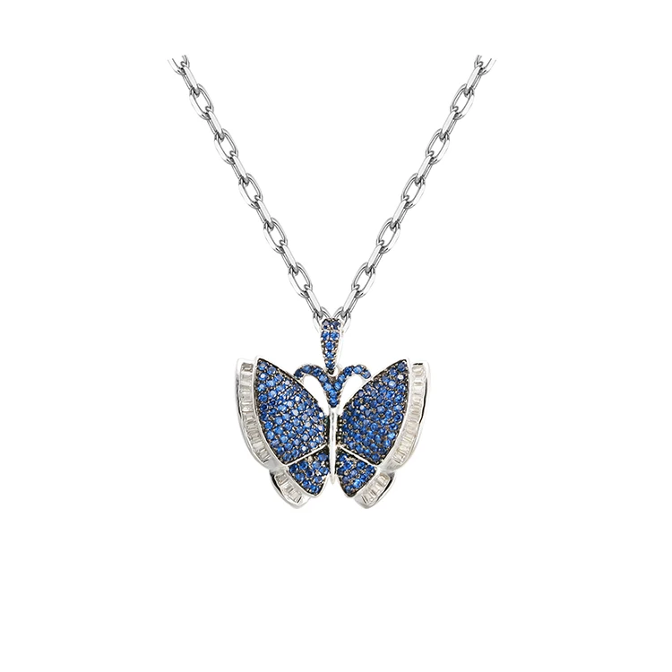 Fashion Butterfly Jewelry Women 925 Sterling Silver Jewelry Set Turkish ...