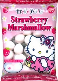 Hello Kitty Marshmallow - Strawberry Marshmallow Snacks Japanese Candy