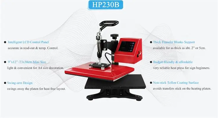 heat press machine hp230b