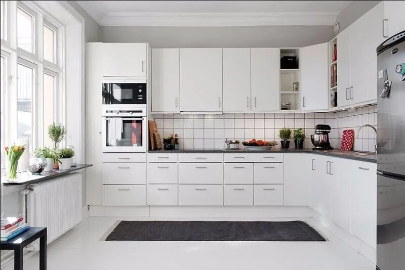 Кухни белые матовые фото в современном стиле