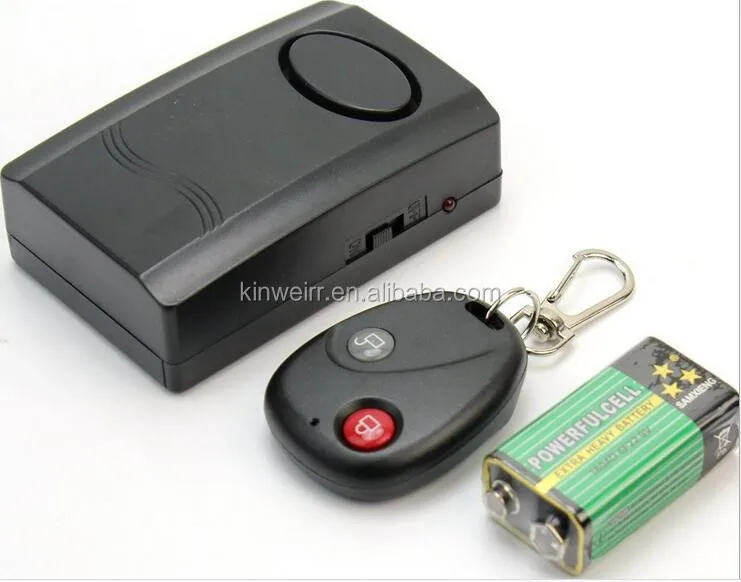Anti Theft Burglary Security Wireless Vibration Sensor Detector Alarm