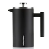 coffee tea maker flask extra filters double wall stainless steel black french press coffee maker