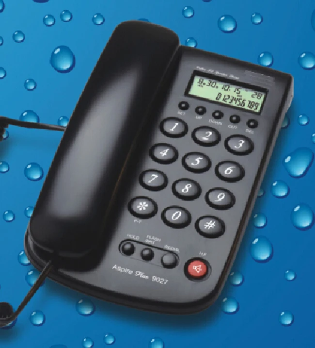 Desk Phone Caller Id Telephone With Headset Port 3.5mm For Home Or