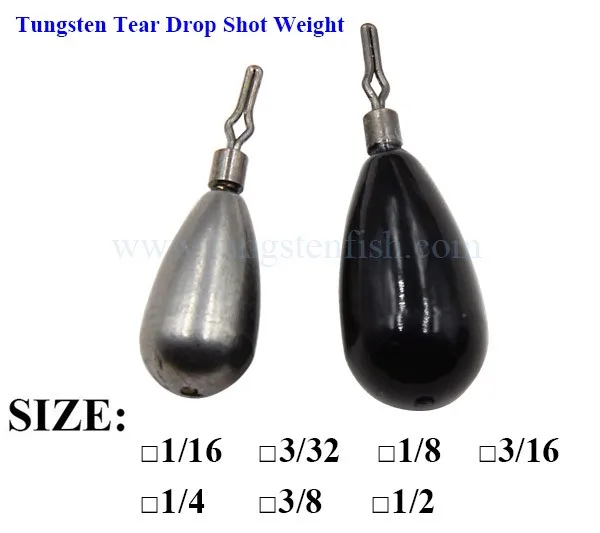 Wholesale Tungsten Fishing Weights,Tungsten Sinkers Tear Drop Weights