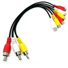 Hot Sale Durable 3 Rca Male Jack To 6 Rca Female Plug Splitter 25cm Audio Video AV Adapter RCA Cable