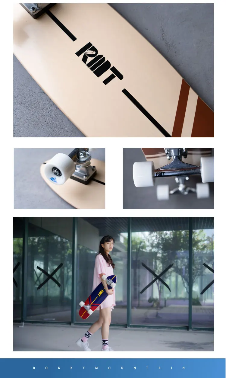 Maple Complete Skateboard,Custom Skateboard Complete For Girl And Begin