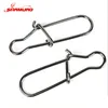 Weihai Wholesale Connector Solid Rings Snap Stainless Steel Pin Nice Connector Barrel Swivel Fishing tackle accessories