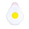 Factory Price High Transparent Pvc fried egg Shape Inflatable Pool Float for adult swimming