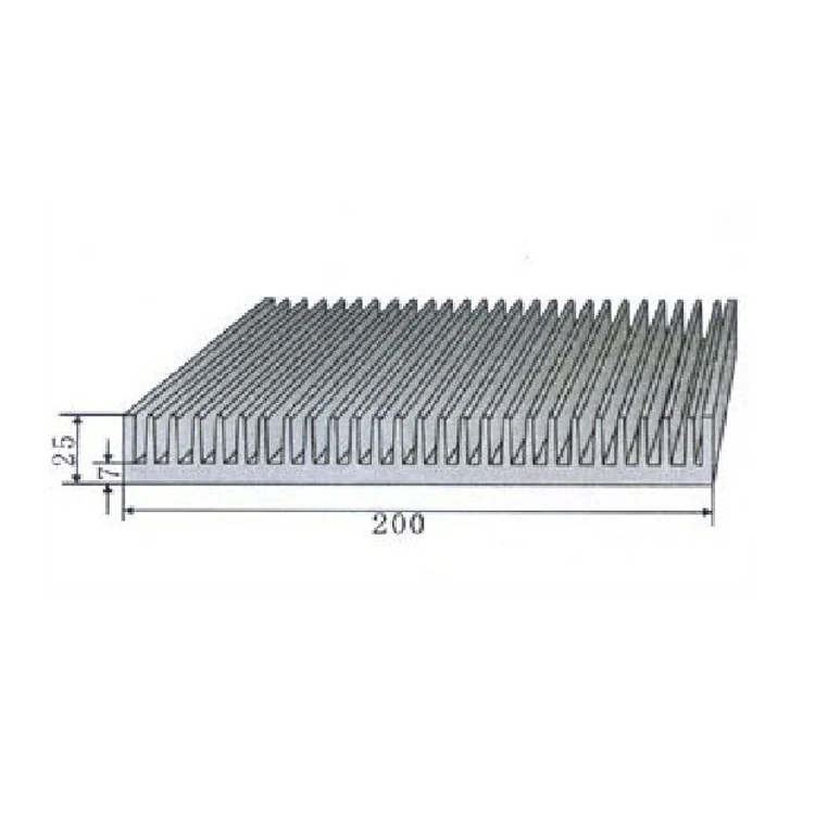 Current Profile Aluminum Extruded Large Heat Sinks In 200 Width Buy Aluminum Extrusion Profile Parts Anodized Led Heat Sink Machined And Anodized